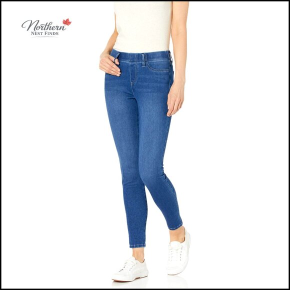Denim - Plus Size Pull-on Knit Jeggings Skinny Fit Stretch Denim